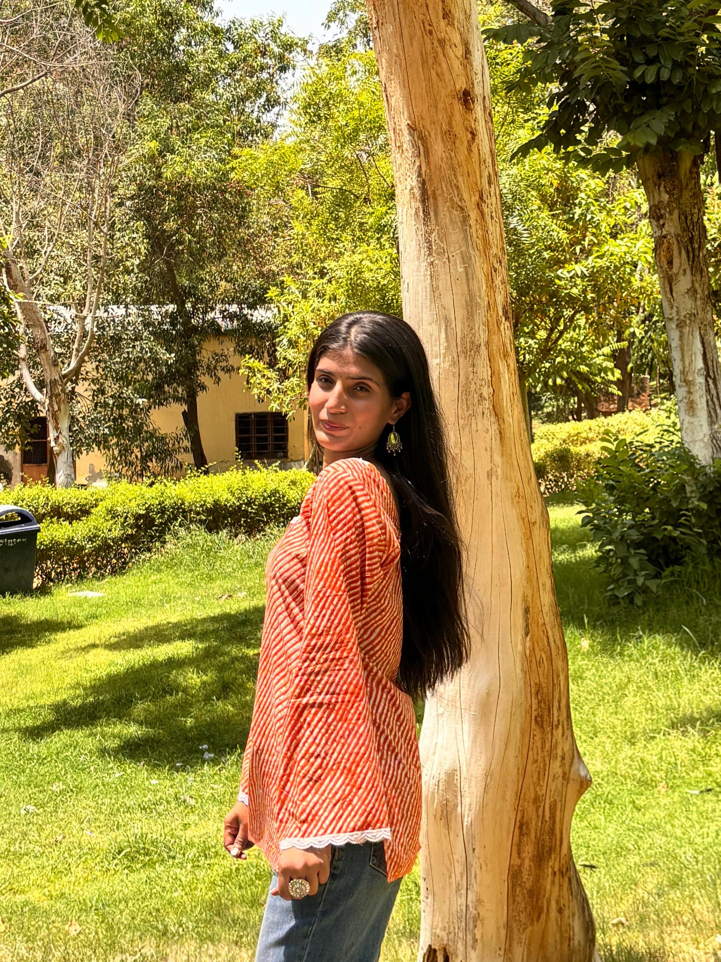Satrangi Laheriya Kurti